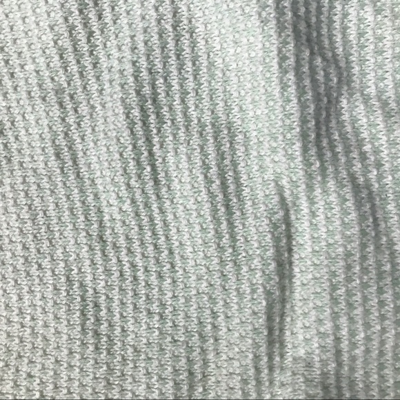 J. Crew Mint and White Scoop Neck Sweater- M - Picture 3 of 4